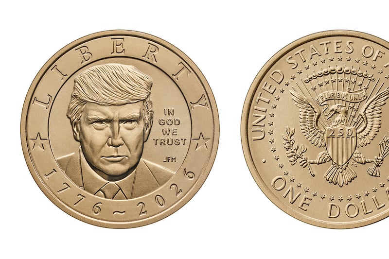 Casa de la Moneda de EU emite moneda con el rostro de Trump: ‘Es muy lindo’, responde