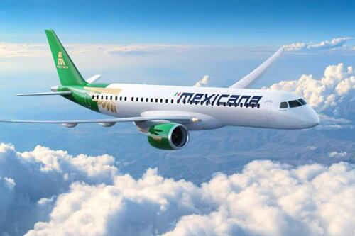 Mexicana se prepara para recibir su primer avión Embraer desde Brasil