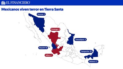 Cada estado ha establecido comunicación con sus ciudadanos en Israel, zona de conflicto con el grupo terrorista Hamás.