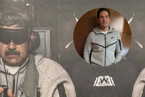¿Marco Rubio trolleo a Maduro? Posa con el mismo conjunto deportivo que usó en su captura: ‘Nike Tech Venezuela’