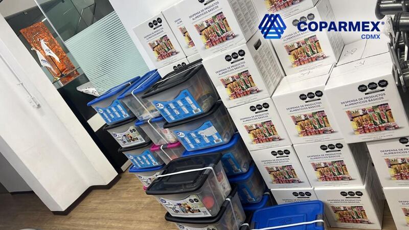 Coparmex CDMX abre centro de acopio para ayudar a damnificados por huracán ‘John’