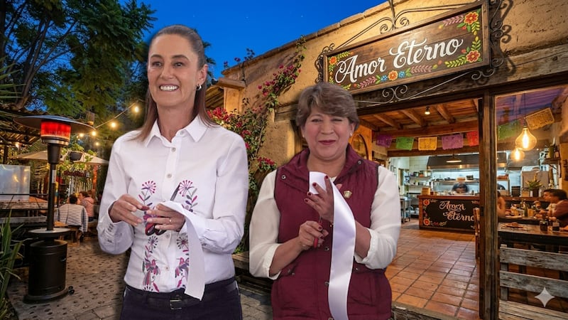 ‘La cocina une personas’: Así es Amor Eterno, el restaurante que visitaron Sheinbaum y Delfina Gómez