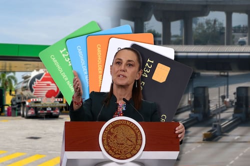 Adiós al ‘cash’: Sheinbaum anuncia pago con tarjeta obligatorio de casetas y gasolinas para este año