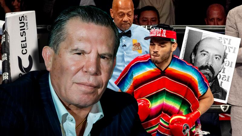¿Qué narco de los Arellano Félix acompañó a Julio César Chávez al ring en el Estadio Azteca?