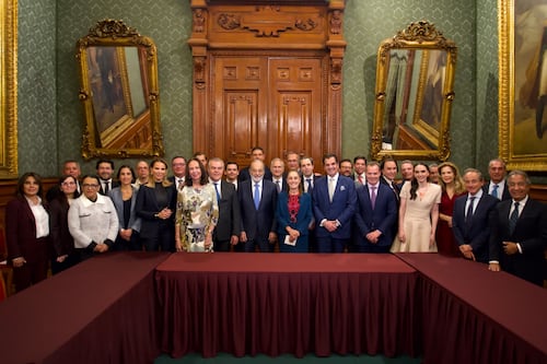 ¿Entra más inversión? Sheinbaum se reúne con Carlos Slim y empresarios por Plan México