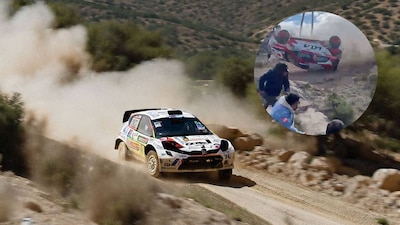Así fue el accidente en la competencia de rally sudamericano. (Foto: Shutterstock/Captura)