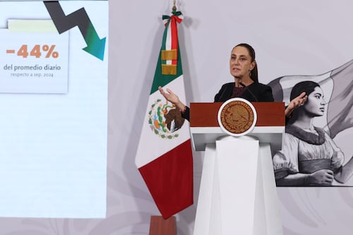 Reporta Claudia Sheinbaum reducción de 44 por ciento en homicidios dolosos