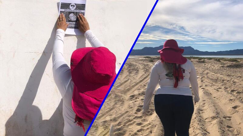 Ceci Flores, madre buscadora, celebra cumpleaños de su hijo buscándolo