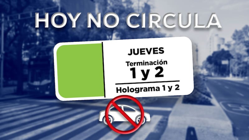 Que el Hoy No Circula en CDMX y Edomex no te arruine las vacaciones: ¿Qué autos no salen este jueves?