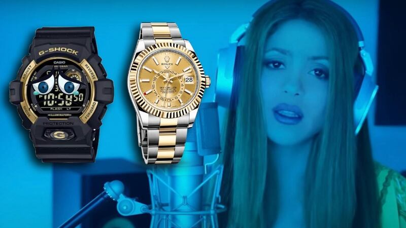 ¿Más caros que un Rolex? Esto cuestan algunos relojes Casio que Shakira menciona en su canción