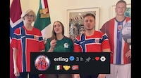 ¡Haaland, hermano! Erling quiere unir a México y Noruega en lo que queda del Mundial (VIDEO)