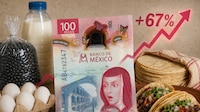 ¿Para qué alcanza con tu sueldo? Inflación en México provoca que comer sea 67% más caro que hace 8 años