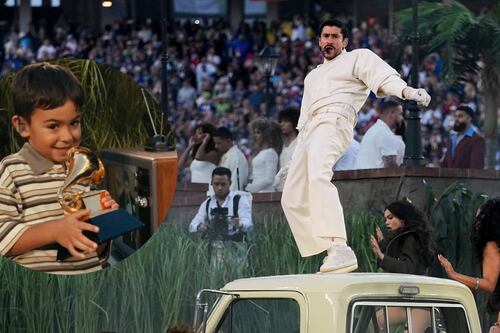 No era Liam Conejo Ramos: ¿Quién es el niño al que Bad Bunny le dio su Grammy en el Super Bowl LX?