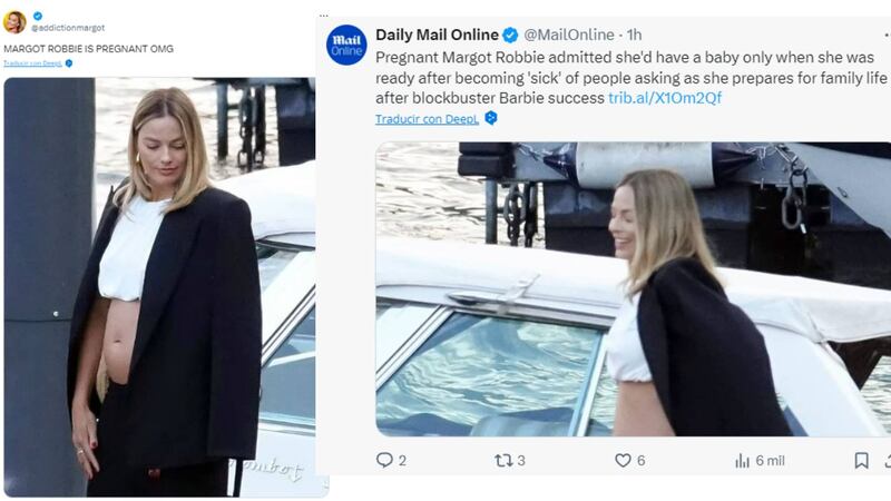 ¿Margot Robbie está embarazada? Esto sabemos de la protagonista de ‘Barbie’