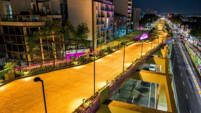Inauguran Jardín Flotante Tlallipan en Calzada de Tlalpan: Primera Utopía peatonal a cielo abierto en CDMX