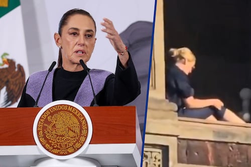 ‘Ya fue sancionada’: Sheinbaum confirma que una mujer se ‘bronceó’ en ventana de Palacio Nacional