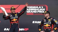 ‘Sí, tuve algo de suerte’, responde ‘Checo’ Pérez a Horner tras ganar el GP de Azerbaiyán