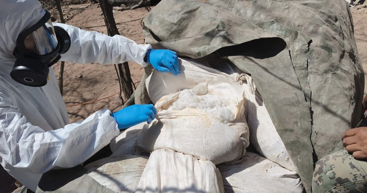 Golpe al narcotráfico en Sinaloa: Desmantelan tres laboratorios y decomisan más de cuatro toneladas de metanfetamina