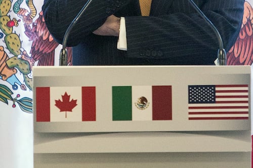 Hay 50% de probabilidad de que TLCAN se firme en agosto: sector agropecuario