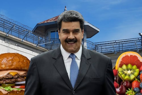 Hamburguesa, carne asada y fruta: El verdadero menú de Nicolás Maduro en la cárcel de EU