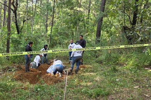 Madre buscadora niega hallazgo de cuerpos en predio de amigo de Carlos Manzo: ‘Colinda con su huerta’