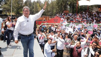 Este domingo 2 de julio, Ricardo Monreal visitó la alcaldía Tlalpan.