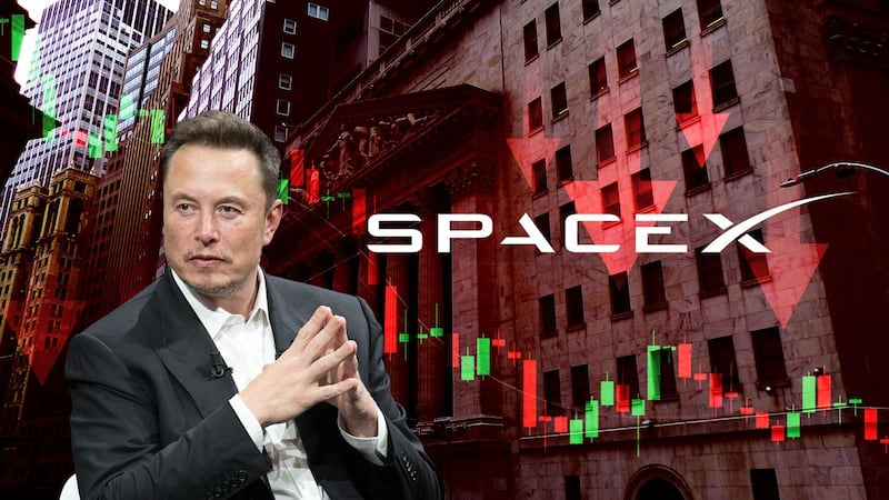Ojo ahí, Elon Musk: Acciones de SpaceX se desploman… y Wall Street ofrece bonos para reducir pérdidas
