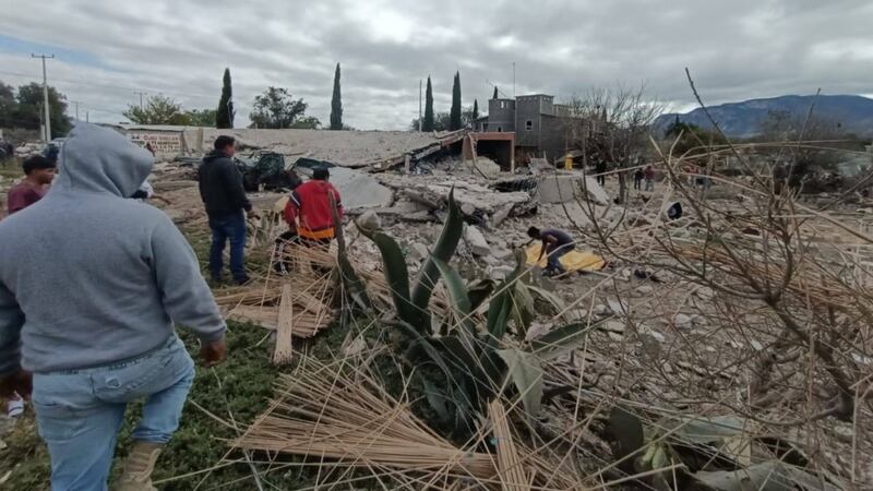 Explosión de pirotecnia en Hidalgo deja como saldo cinco muertos y dos heridos