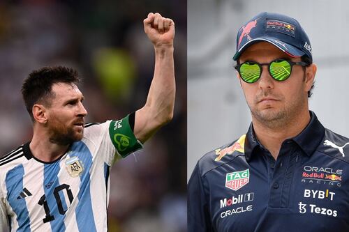 ‘Checo’ Pérez vs. Messi: Este es el premio por el que hay ‘tiro’ entre el piloto y la ‘Pulga’