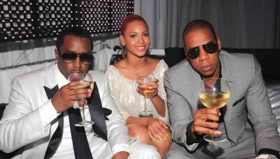 Beyoncé junto a Sean 'Diddy'. (Foto: Especial)