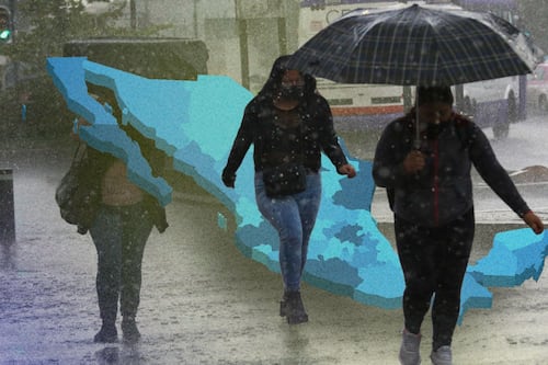 Prepárate para los aguaceros: ¿En qué estados se esperan lluvias intensas este fin de semana?
