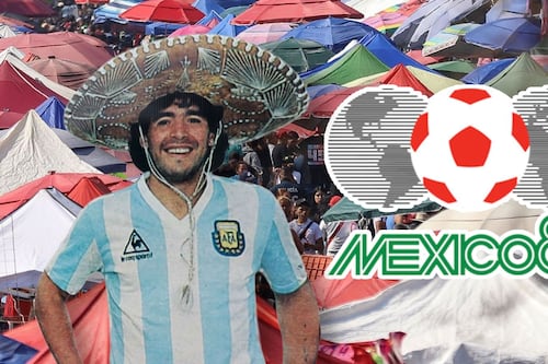 ‘No teníamos ropa’: La vez que Argentina compró en Tepito sus playeras para jugar en el Mundial de 1986