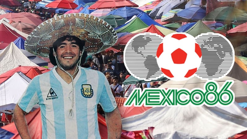 ‘No teníamos ropa’: La vez que Argentina compró en Tepito sus playeras para jugar en el Mundial de 1986