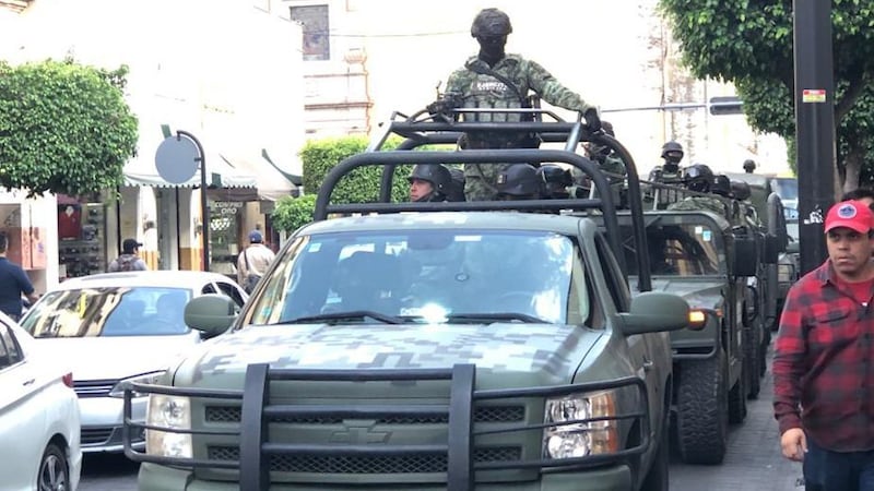 Militares ‘blindan’ Apaseo el Grande tras narco ataques