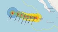 Huracán ‘Rachel’ se aleja de México como Categoria 1, pero deja lluvias y oleaje fuerte en BCS