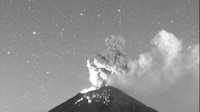 ‘Don Goyo’ anda activo: Volcán Popocatépetl registra explosión este viernes