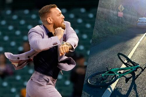 Conor McGregor es atropellado mientras andaba en bicicleta; ‘No era mi momento’