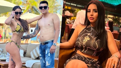 Jacky Ramírez, de Acapulco Shore, aparece en una foto al lado de 'La flaca'. (Foto: Captura Redes sociales/Instagram @jackyofical_)