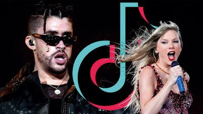 Canciones de Bad Bunny, Taylor Swift y más volverán a estar presentes en TikTok. (Foto: AFP)