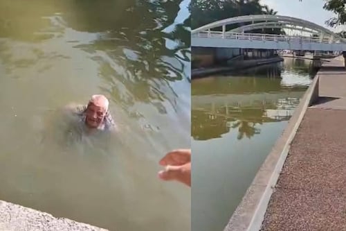 Desaparece adulto mayor en San Luis Potosí; lo encuentran en Tamaulipas nadando entre cocodrilos