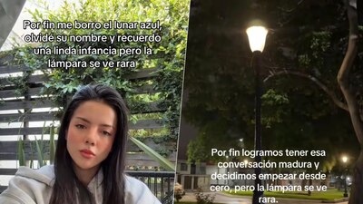 Esta es la explicación del trend de 'La lámpara se ve rara'. (Foto: Tiktok @dorisjocelyn)
