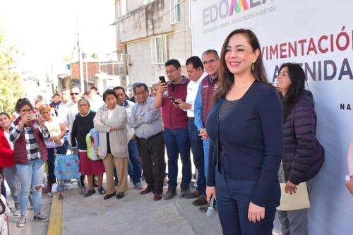 Edil entrega obras de drenaje en Naucalpan