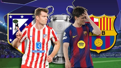 El Barcelona se enfrenta al Atlético de Madrid por un boleto para semifinales de Champions League 2026. (Foto: Shutterstock, EFE, Atletico de Madrid, Club de Futbol Barcelona)
