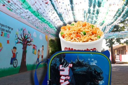 Alumnos de primaria hacen trampa vs. prohibición de comida chatarra: Esconden la maruchan en sus mochilas