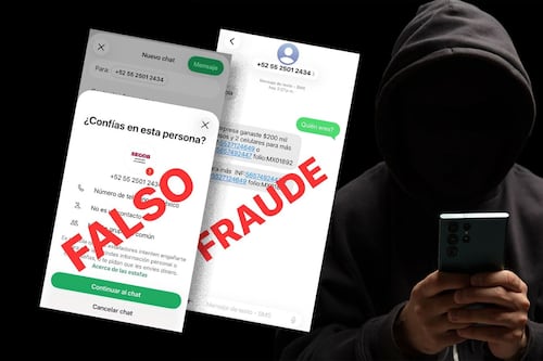 ¡No caigas! Así es el nuevo fraude por WhatsApp que promete 200 mil pesos y dos celulares