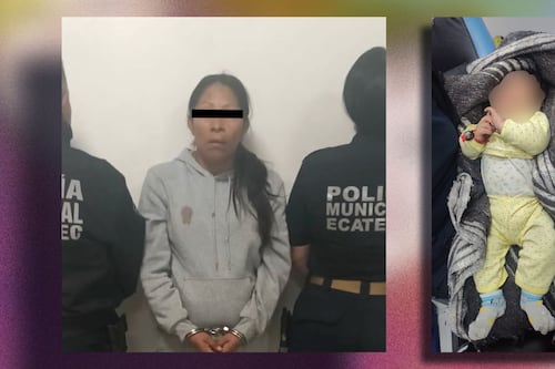 Detienen a mujer que abandonó a su bebé de 3 meses en una bolsa de plástico en Ecatepec