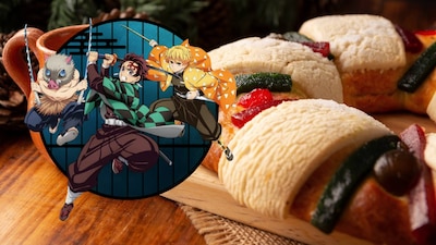 La rosca de reyes de 'Demon Slayer' lleva por nombre 'La rosca infinita'. (Foto: Crunchyroll/Shutterstock)