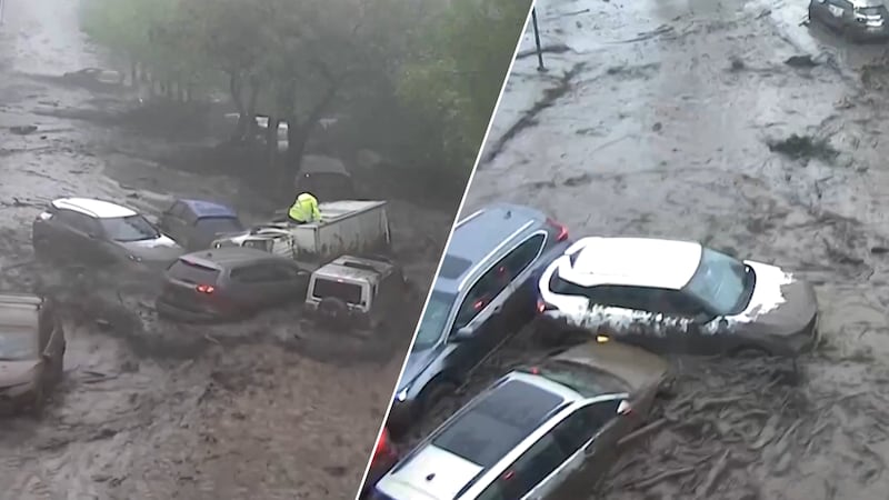 (VIDEOS) Aluvión en Chile: Impresionantes ríos de lodo arrastran autos y camiones tras lluvias históricas