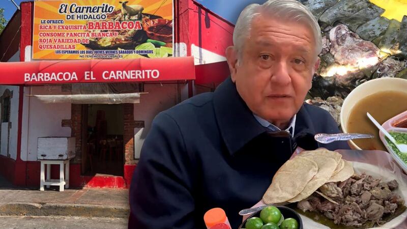 Esta es la barbacoa favorita de AMLO en Hidalgo: ‘Como se dice coloquialmente, rifa’
