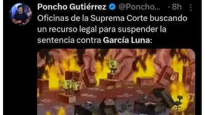 Memes de la sentencia de Genaro García Luna. (Foto: Redes Sociales)